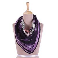 Silk scarf,