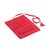 Jewelry roll, 'Floral Brilliance' - Beaded Floral Jewelry Roll in Crimson from India (image 2d) thumbail