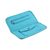 Cotton jewelry travel case, 'Turquoise Waves' - Turquoise Blue Cotton Jewelry Travel Case from India (image 2d) thumbail