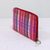 Cotton jewelry travel case, 'Intersection' - Striped Cotton Jewelry Travel Case from India (image 2b) thumbail