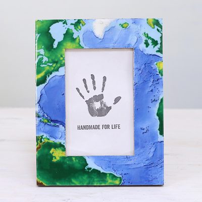 Wood photo frame, Enchanting World (4x6)