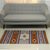 Wool dhurrie rug, 'Grand Palace' (3x5) - 3x5 Wool Dhurrie in Burnt Orange and Smoke from India (image 2) thumbail
