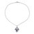 Rainbow moonstone and amethyst pendant necklace, 'Majestic Window' - Rainbow Moonstone and Amethyst Pendant Necklace from India (image 2c) thumbail