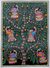 Madhubani painting, 'Tree of Life IV' - Signed Colorful Madhubani Painting of a Tree from India thumbail