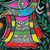 Madhubani painting, 'Tree of Life IV' - Signed Colorful Madhubani Painting of a Tree from India (image 2b) thumbail