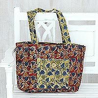 Cotton shoulder bag,