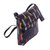 Batik leather sling, 'Beautiful Trend' - Handcrafted Adjustable Batik Leather Sling from India (image 2b) thumbail