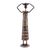 Iron tealight candle holder, 'Light Your Path' - Hand Painted Rustic Iron Tealight Candle Holder from India (image 2a) thumbail