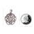 Sterling silver pendant, 'Celtic Reverie' - Celtic Knot Sterling Silver Pendant from India Artisan (image 2e) thumbail