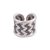 Sterling silver wrap ring, 'Stylish Weave' - Weave Motif Sterling Silver Wrap Ring from India thumbail