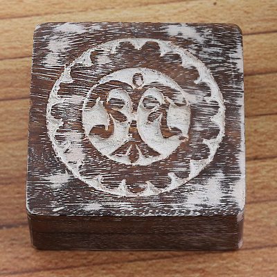 Wood decorative box, Circular Allure