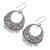 Sterling silver dangle earrings, 'Garden of Delhi' - Sterling Silver Floral Dangle Earrings from India (image 2c) thumbail