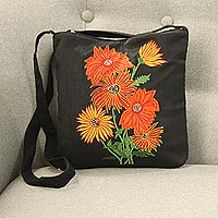 Featured review for Cotton blend sling, Vibrant Blossom