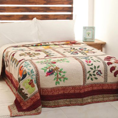 Cotton quilt, Village Art