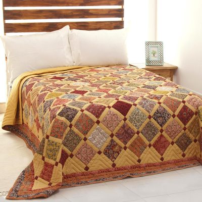 Cotton quilt, Bamboo Fence