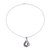 Multi-gemstone pendant necklace, 'Twilight Dew' - Multi-gemstone Sterling Silver Pendant Necklace from India (image 2b) thumbail