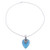 Chalcedony and blue topaz pendant necklace, 'Sky Pick' - Chalcedony and Blue Topaz Pendant Necklace from India (image 2c) thumbail