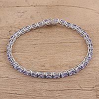 Tanzanite tennis bracelet,