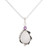 Rainbow moonstone and amethyst pendant necklace, 'Divine Antique' - 925 Sterling Silver Rainbow Moonstone Amethyst Necklace (image 2a) thumbail