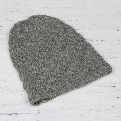 Wool blend hat, Charming Maze