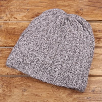 Wool blend hat, Himalayan Waves Lilac