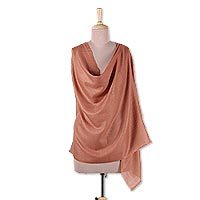 Cashmere and silk blend shawl,
