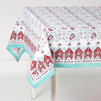 Cotton tablecloth, Vivacious Blooms