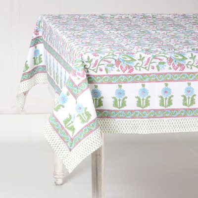Cotton tablecloth, Joyous Blooms