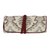 Cotton jewelry roll, 'Treasure Wrap' - Olive and Antique White Burgundy Trim Cotton Jewelry Roll (image 2a) thumbail