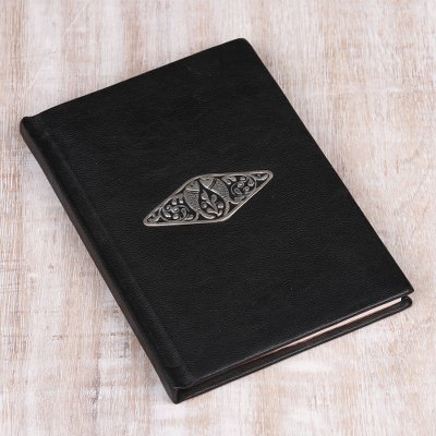Leather journal, Serene River