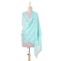 Cashmere and silk blend shawl,