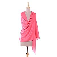 Cashmere and silk blend shawl,