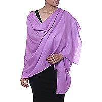 Cashmere and silk blend shawl,