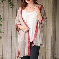 Cashmere and silk blend shawl,