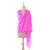 Cashmere and silk blend shawl,