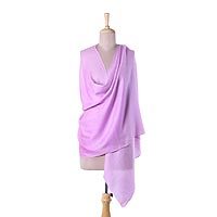 Cashmere and silk blend shawl,