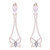 Rainbow moonstone and labradorite dangle earrings, 'Textured Butterflies' - Indian Rainbow Moonstone and Labradorite Butterfly Earrings (image 2a) thumbail