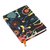 Cotton journal, 'Vibrant Nature' - Colorful Floral Cotton Journal Handcrafted in India thumbail