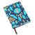 Cotton journal, 'Garden of Royalty' - Handcrafted Cotton Journal with Geometric Motifs from India thumbail