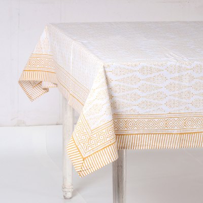 Cotton tablecloth, Amber Wood