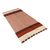 Wool area rug, 'Burning Passion' (3x5) - Handwoven Wool Area Rug with Russet Stripes (3x5) from India (image 2b) thumbail