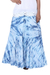 Tie-dyed cotton skirt, 'Azure Joy' - Tie-Dyed Cotton Skirt in Azure from India (image 2b) thumbail