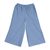 Cotton capri pants, 'Casual Blue Comfort' - Handmade Blue Cotton Stretch Pair of Casual Capri Pants (image 2d) thumbail