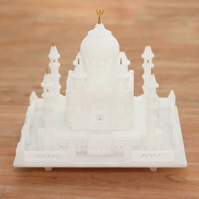 Marble sculpture, Taj Mahal Grandeur (8 inch)