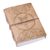 Leather journal, 'Mystical Star' - Handcrafted Encircled Star Embossed Beige Leather Journal (image 2a) thumbail