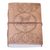 Leather journal, 'Mystical Star' - Handcrafted Encircled Star Embossed Beige Leather Journal (image 2c) thumbail