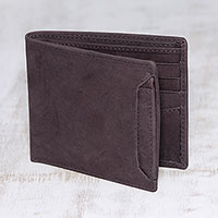 Featured review for Mens leather wallet, Modern Essentials in Brown