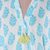 Cotton dress, 'Floating on a Breeze' - Sleeveless 100% Cotton Turquoise on White Printed Sundress (image 2f) thumbail