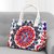 Cotton tote, 'Floral Mandala' - Chain Stitch Embroidered Cotton Tote Handbag from India thumbail