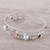 Multi-gemstone cuff bracelet, 'Graceful Fusion' - Multi-Gemstone Cuff Bracelet Crafted in India (image 2b) thumbail